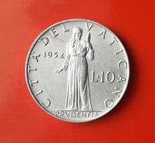 10 LIRE 1952 VATICANO [L240]
