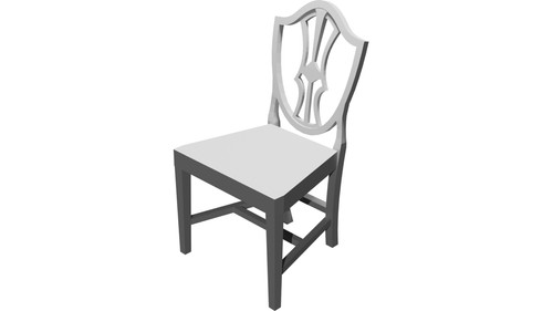 Sedia stile hepplewhite scala - hepplewhite,