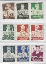 Reich tedesco Mi# 556-564 MH