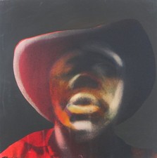 Alessandro ALGARDI (Milano 1945) "La grande festa" Ragazzo cm 40x40 su tela 1971