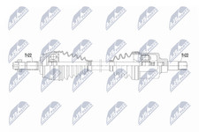 Albero motore NTY NPW-CT-158 per FIAT FIORINO berlina grande QUBO 225AXA1A