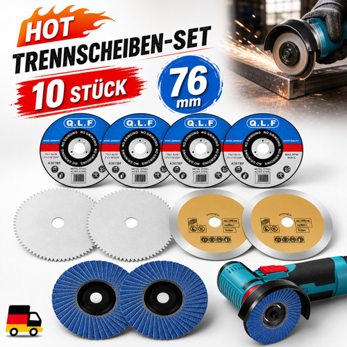 Trennscheiben set 76mm - trennscheiben, 10