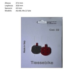 Pastiglia freno organiche