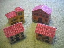 Lotto casette in legno anni '50 -  4 pezzi