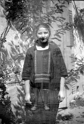 Doppia esposizione ritratto - doppia,