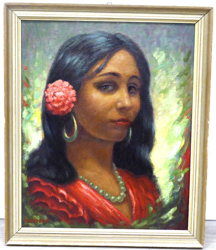 Ritratto spagnola flamenco - spagnola,