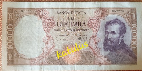 Diecimila lire banconota - diecimila,