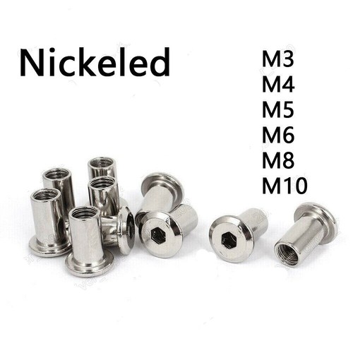 Dadi tappo rivetto nichel - , m6