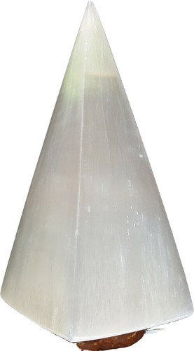 Lampada piramide selenite - di,