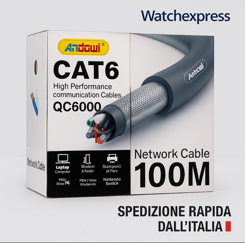 Matassa cat6 ftp 100metri - ftp, 305m