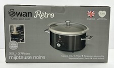 Swan Slow Cooker 3,5 L Retro