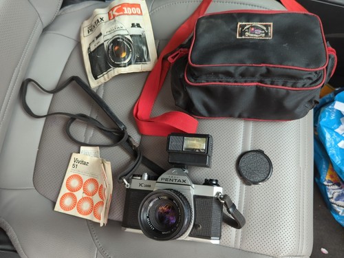 Asahi pentax k1000 fotocamera - asahi,