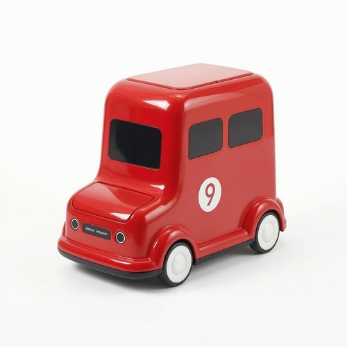 Pattumiera forma autobus - pattumiera, di