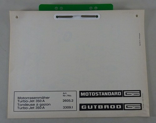 Gutbrod turbo jet - gutbrod, 350a