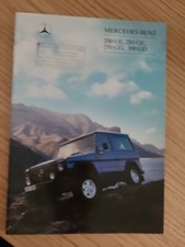 BROCHURE DEPLIANT MERCEDES 200 GE 280 GE 250 GD 300 GD ITALIANO 1988 30 PAG RARO