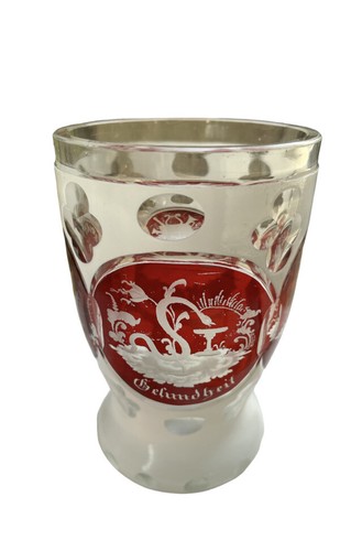 Glass biedermeier bicchiere - glass,
