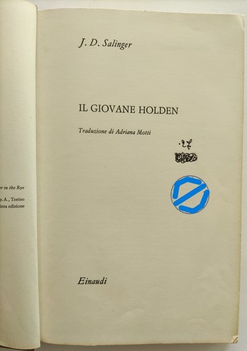 Libro giovane holden - libro,