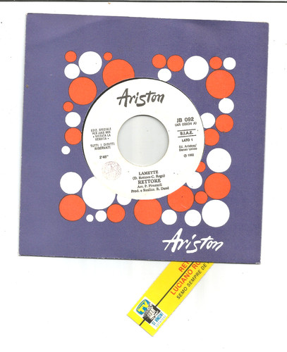 Rettore giri jukebox 1982 - rettore,