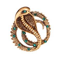 Statement Pin Art Deco Crystal