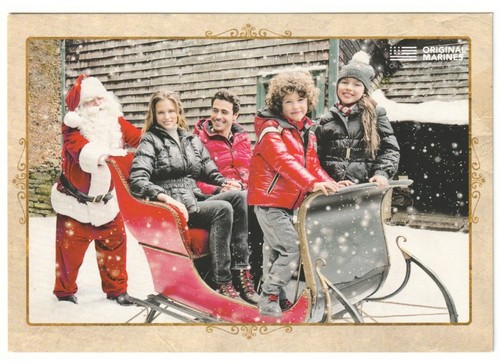 Babbo natale slitta - natale, famiglia