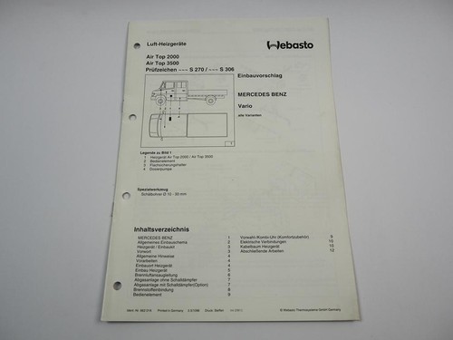 Mercedes benz vario istruzioni - mercedes,