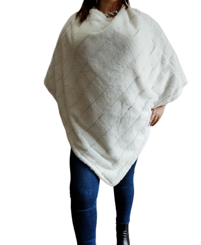 Mantella poncho donna eco - donna,