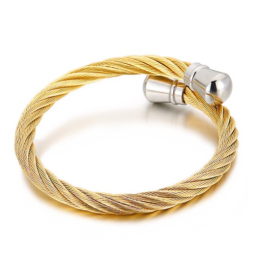 Bracciale uomo 6mm acciaio - 6mm,