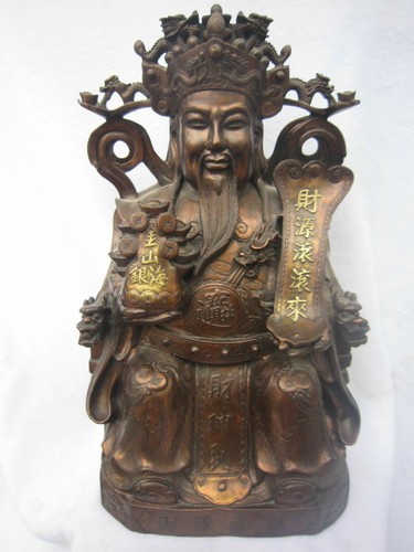 Statua sedia bronzo cinese - sedia,
