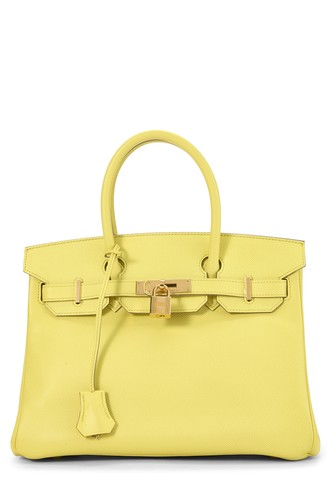 Hermès lime epsom - birkin, 30