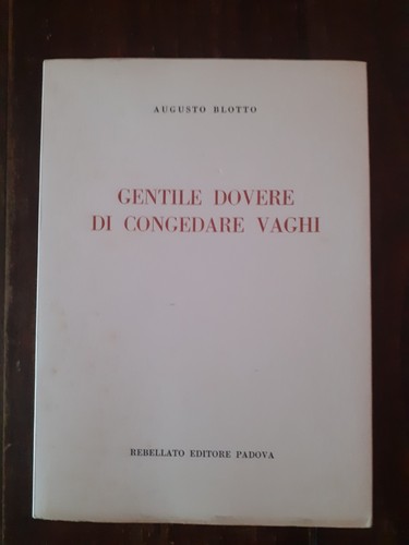 Augusto blotto gentile - -,