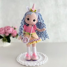 Jumpsuit Crochet Dress, Crochet Amigurumi Gift, Cute Jumpsuit Amigurumi Doll