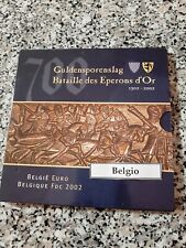 EURO BELGIO 2002 - MONETE DIVISIONALI con medaglia celebrativa (1 Cent.- 2 Euro)