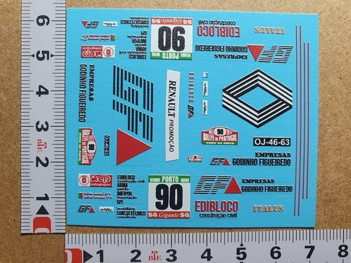 Decals renault turbo - turbo,