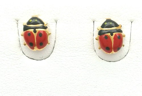 Orecchini coccinella con - coccinella,