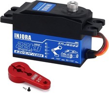 INJORA INJS022 22KG Servo digitale basso profilo e braccio servo 25T per 1/10 RC C...