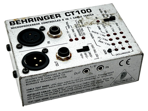 Behringer ct100 tester - behringer,