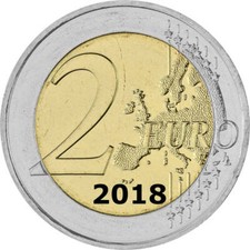 2 euro commemorativi 2018 fr