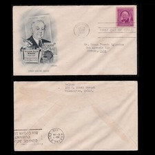 US.Allen White .1948.FIRST DAY ISSUE.7 3c.SCOTT 960