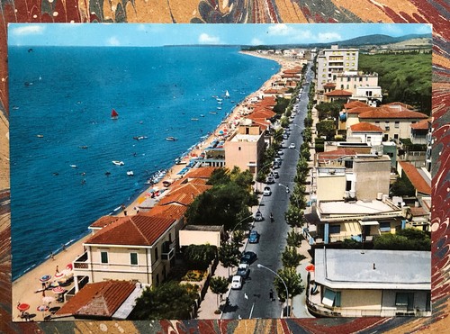 Cartolina follonica lungomare - cartolina,