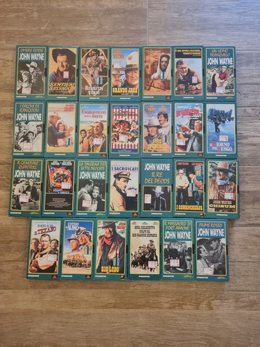 Cassette vhs john wayne - cassette,