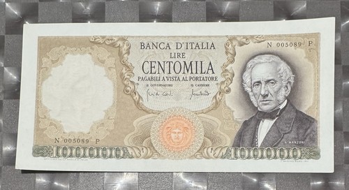 100000 lire manzoni - 100000,
