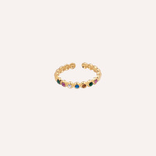 Anello donna dorato con