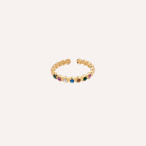 Anello donna dorato con