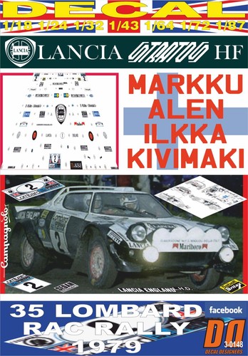 Decal lancia stratos markku - lancia,