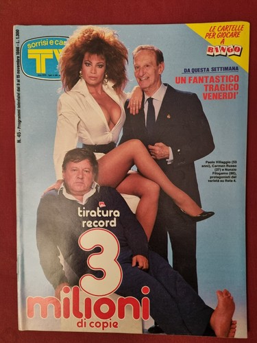 Sorrisi canzoni 45 1986 - tv,