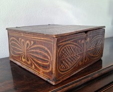 Scatola Antica Laccata Legno