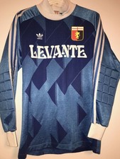 maglia  genoa portiere anni 80 adidas sponsor levante originale dell'epoca. M