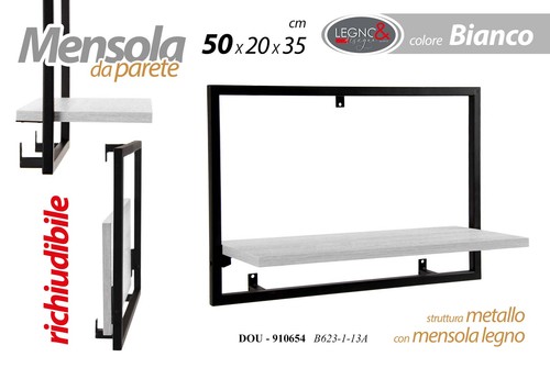 Mensola parete richiudibile - mensola,