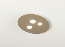 Luna plafoniera LED tortora