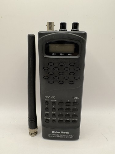 Radio shack pro scanner - pro-50,